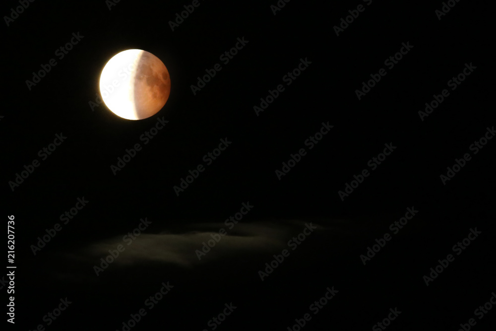 Lunar eclipse and blood moon Lunar eclipse and blood moon