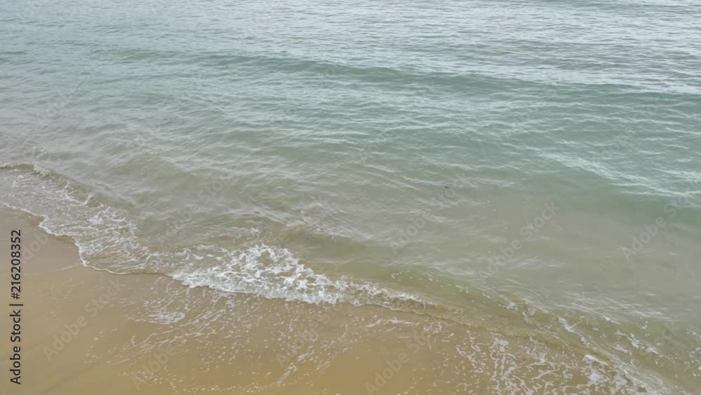 4 k sea water coming to seaside 4 k sea water coming to seaside