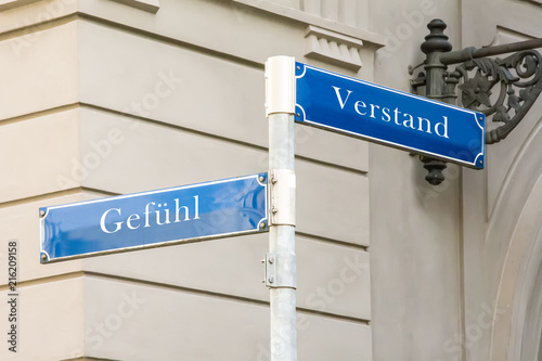 Schild 323 - Gefühl