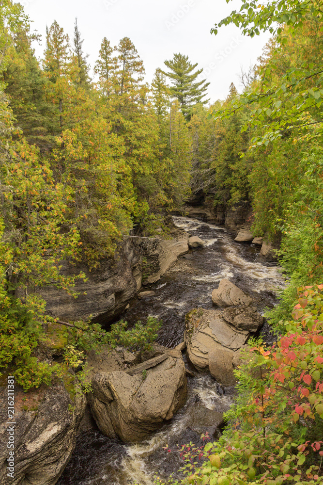 Naklejka premium Val Jalbert town in Canada