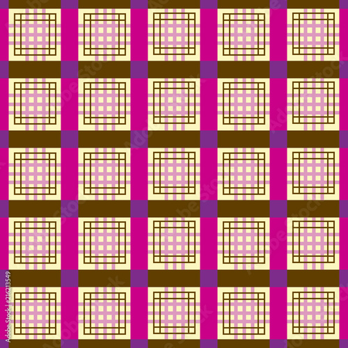 seamless pattern in a cage. background Gift