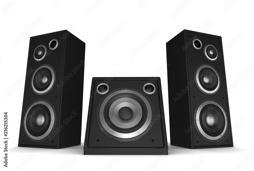 speaker concept 3d illustration speaker concept 3d illustration