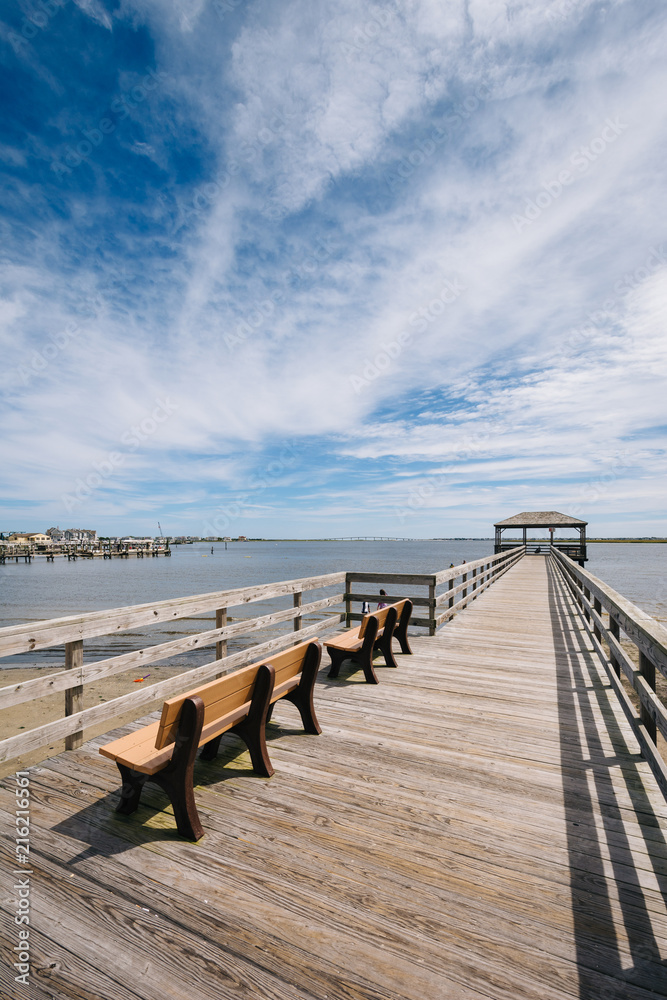 Pier in Somers Point, New Jersey.