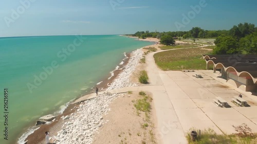 Zion State Park Illinois,Lake Michigan photo