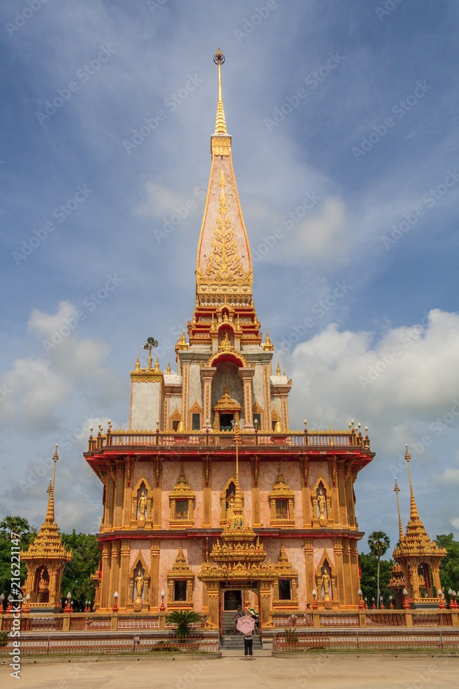 Fototapeta premium Chalong temple, Phuket, Thailand