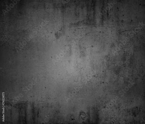 Grey grunge concrete wall