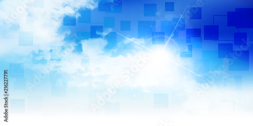 空　雲　風景　背景