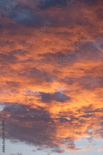 Wallpaper Mural Burning sky red tone sunset moment Torontodigital.ca