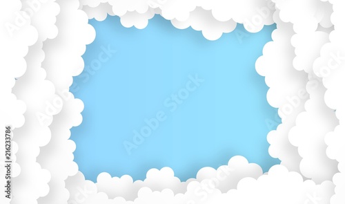sky with cloud background, ...