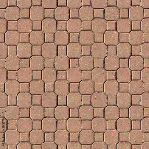 seamless tileable sidewalk paver brick texture/background.