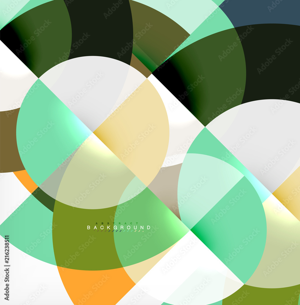 Modern circle abstract background