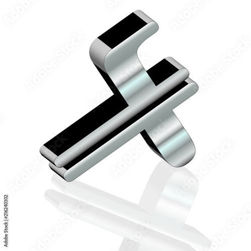 Buchstabe F gleich 3