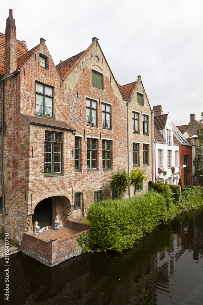 Bruges Canalside Buildings