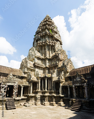 Angkor Wat's central shrine, in Cambodia.