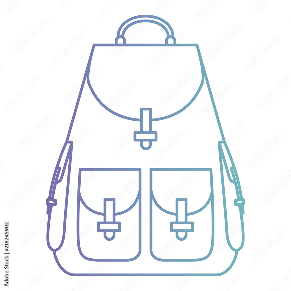 travel bag isolated icon vector illustration design