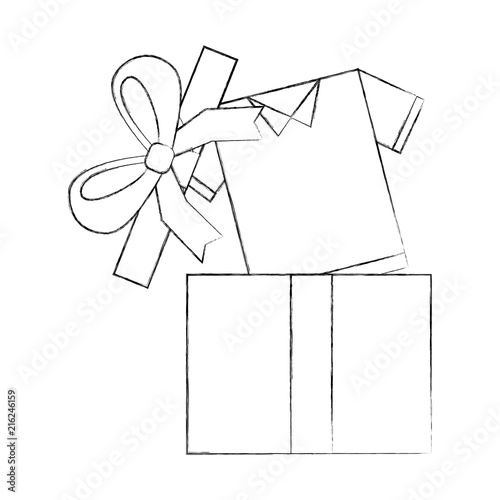 shirt coming out gift box