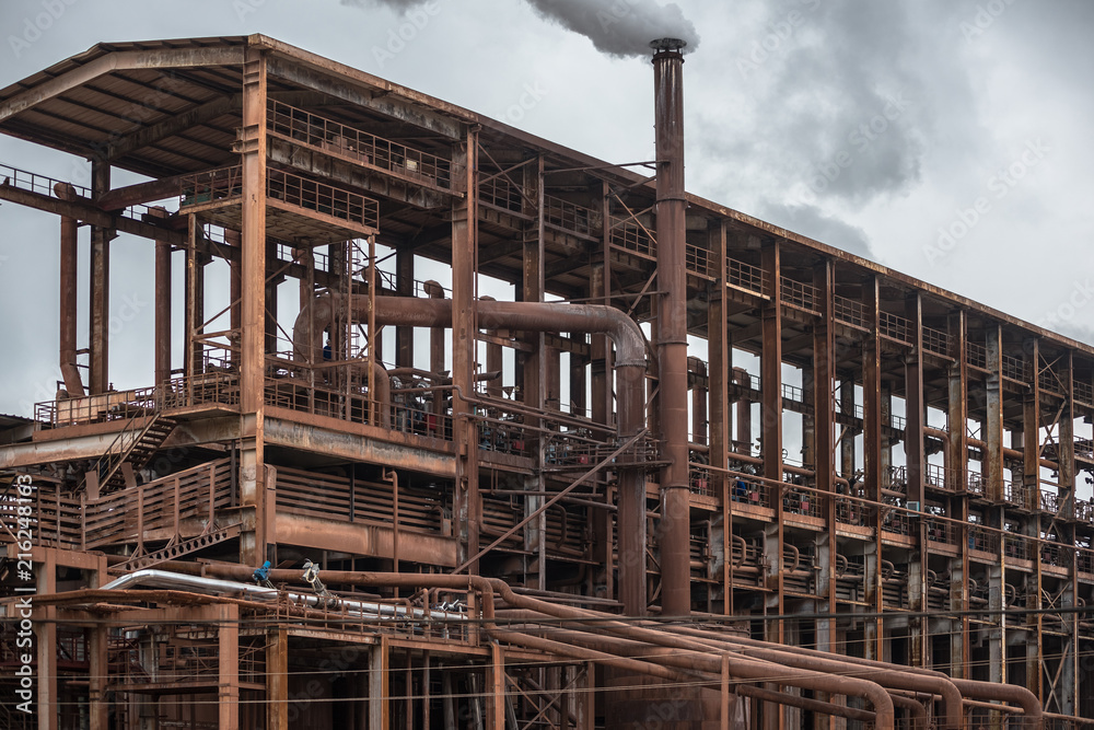 Obraz premium smock and old condition factory