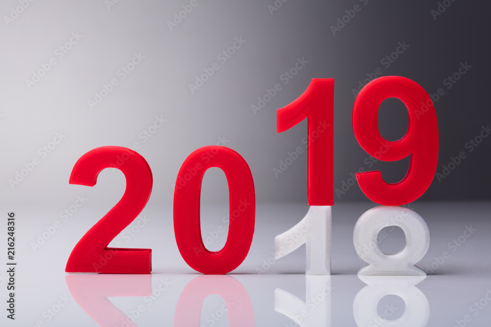 Year 2019 Coming Concept Year 2019 Coming Concept