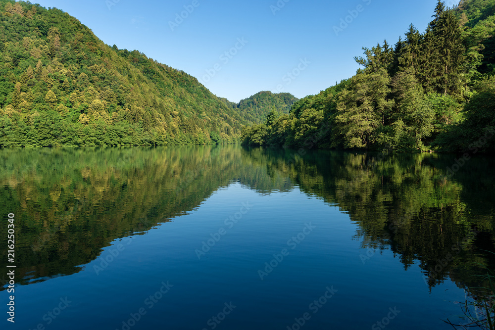 Lago di Levico (Lake), Trentino Alto Adige, Levico Terme, Italy,