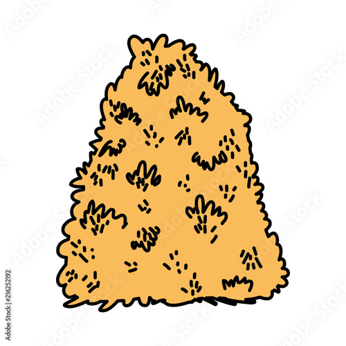 color straw bale mountain natural industry