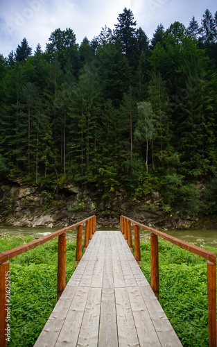 Empty Wooden Brige photo