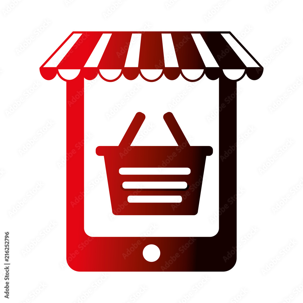 tablet device with parasol and shopping basket tablet device with parasol and shopping basket