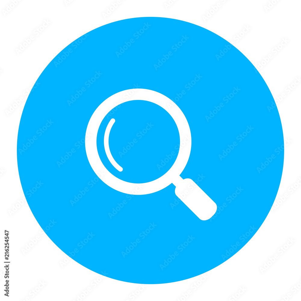 Magnifying glass vector icon Magnifying glass vector icon