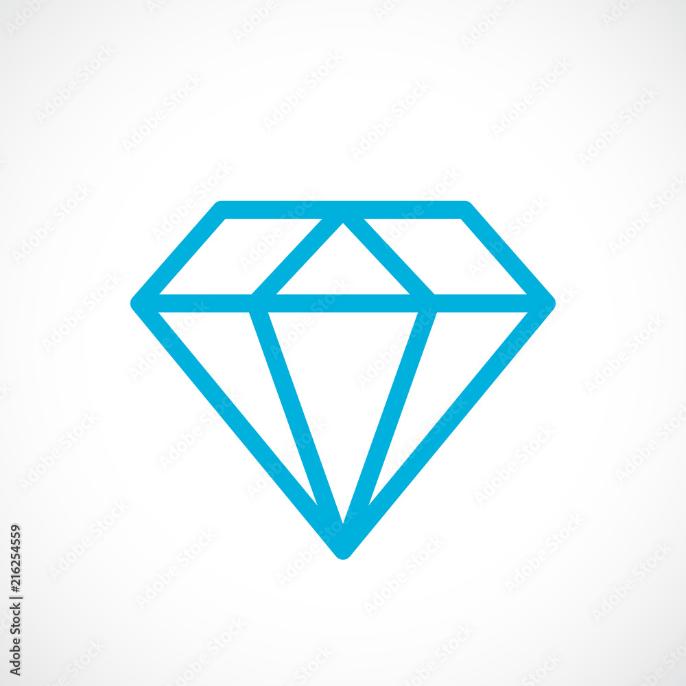 Diamond vector icon Diamond vector icon