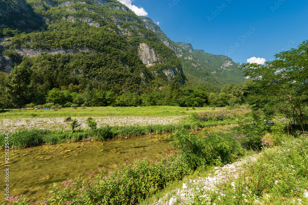 Valsugana (Sugana Valley) and the River Brenta - Trentino Alto Adige, Italy 