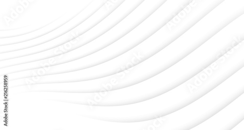 White Abstract Modern Background With Gray Curve Line Motion , Wallpaper , Banner, Presentation Background , Illustration