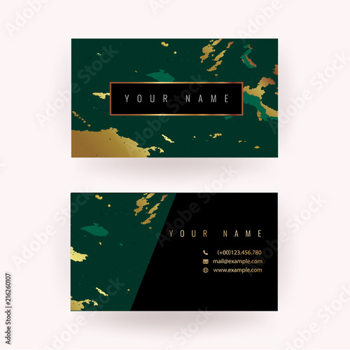 Luxury Business Card Vector Template