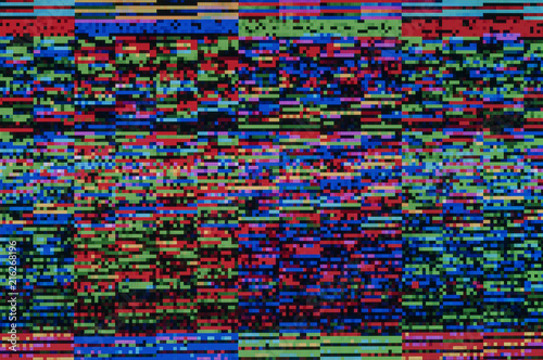 Pixel pattern of a digital glitch   Abstract background  pattern of a digital glitch.