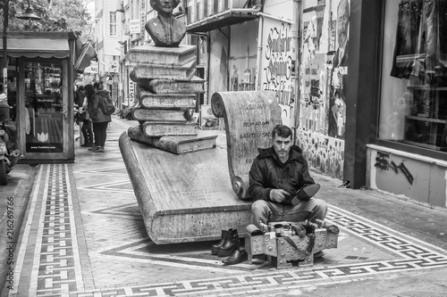Street Life on the streets of Istanbul. photo