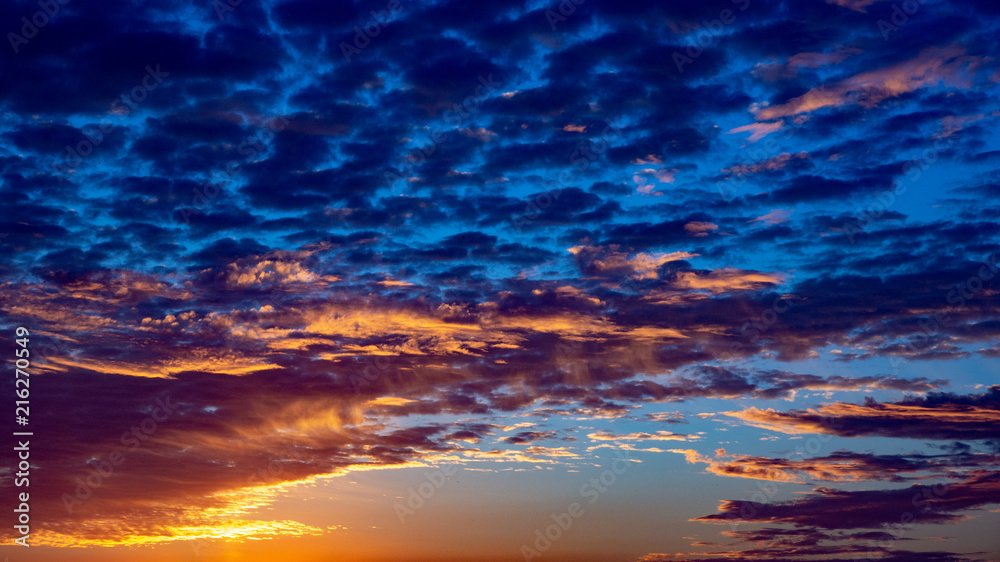 Clouds before sunrise