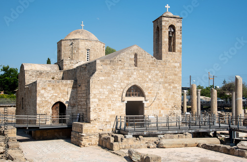 Orthodox Christian Church of Ayia Kyriaki at Paphos town in Cyprus