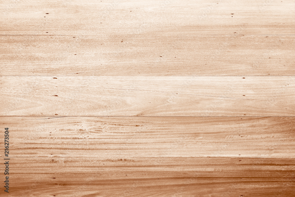 Fototapeta premium Brown wood wall plank texture or background.