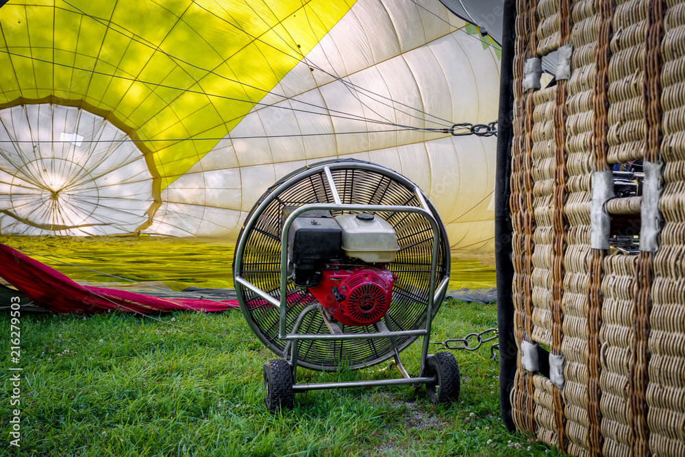 Fototapeta premium Ventilator and ballon
