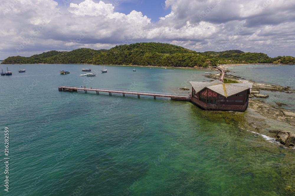 Ilha dos Frades in All Saints Island Bahia Brazil