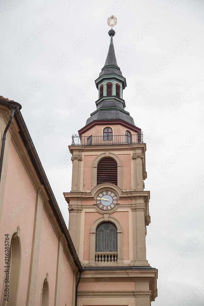 Church in Ludwigsburg downtown ,Germany