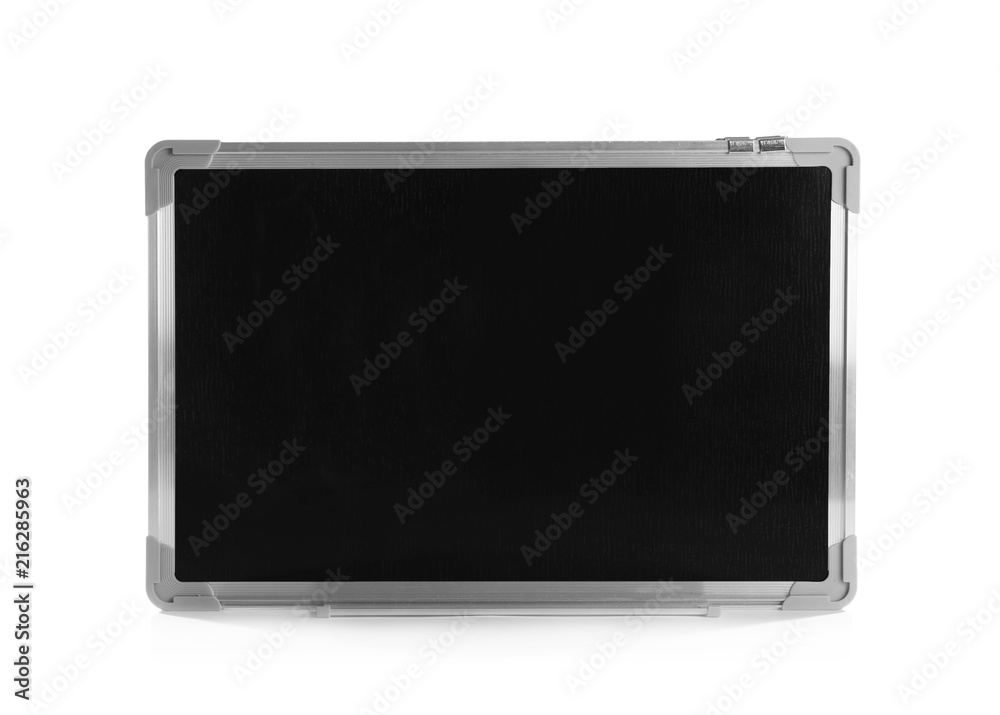 Small empty chalkboard, isolated on white Small empty chalkboard, isolated on white