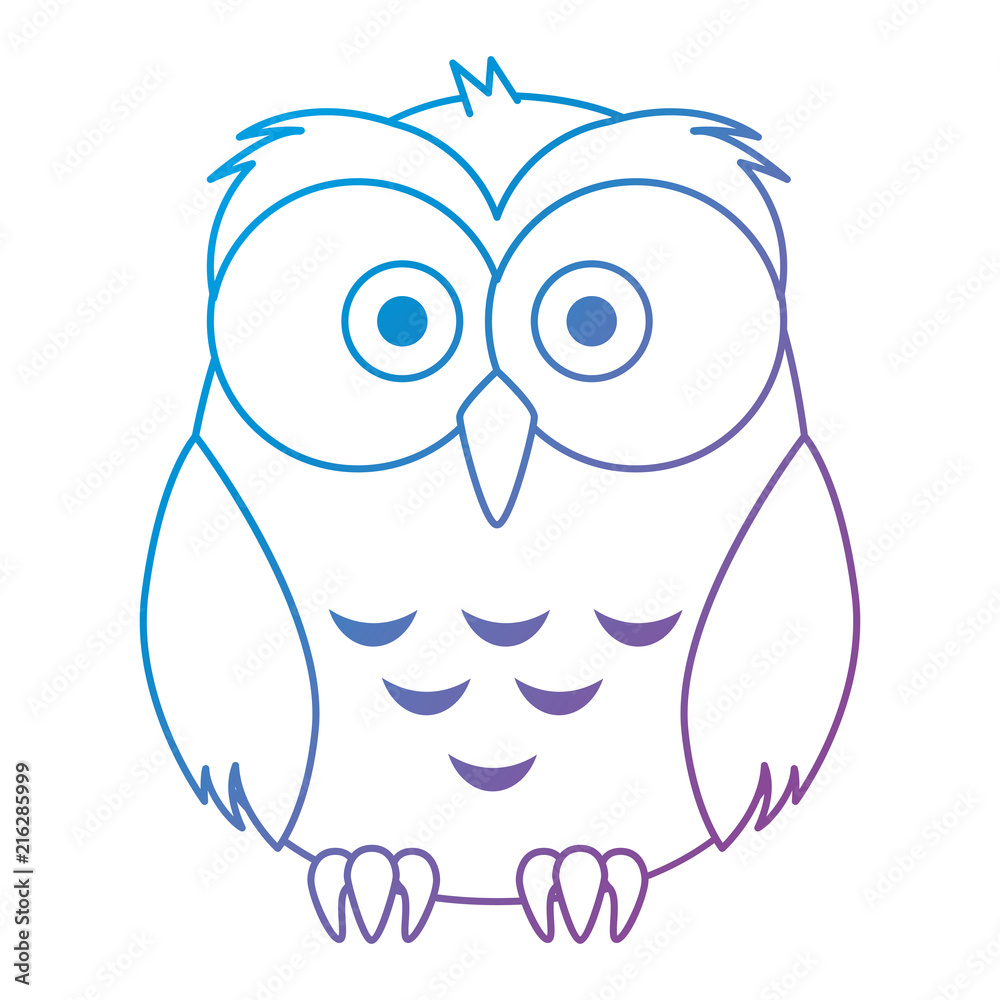 cute and adorable owl character