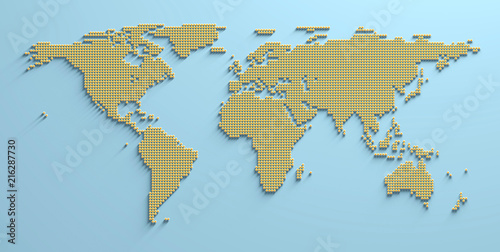 World Map 3D