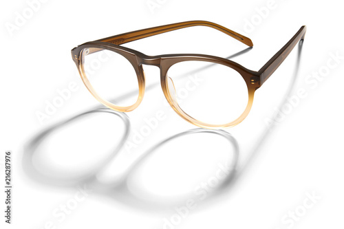 Brown Glasses wiht Shadow