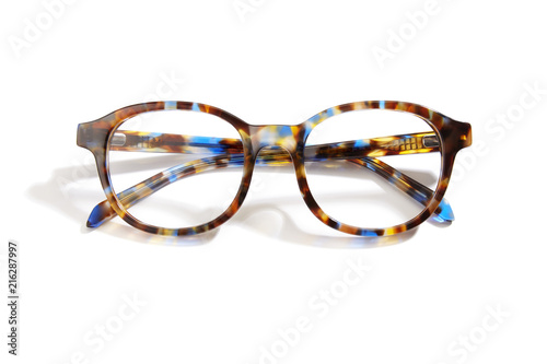 Glasses on White