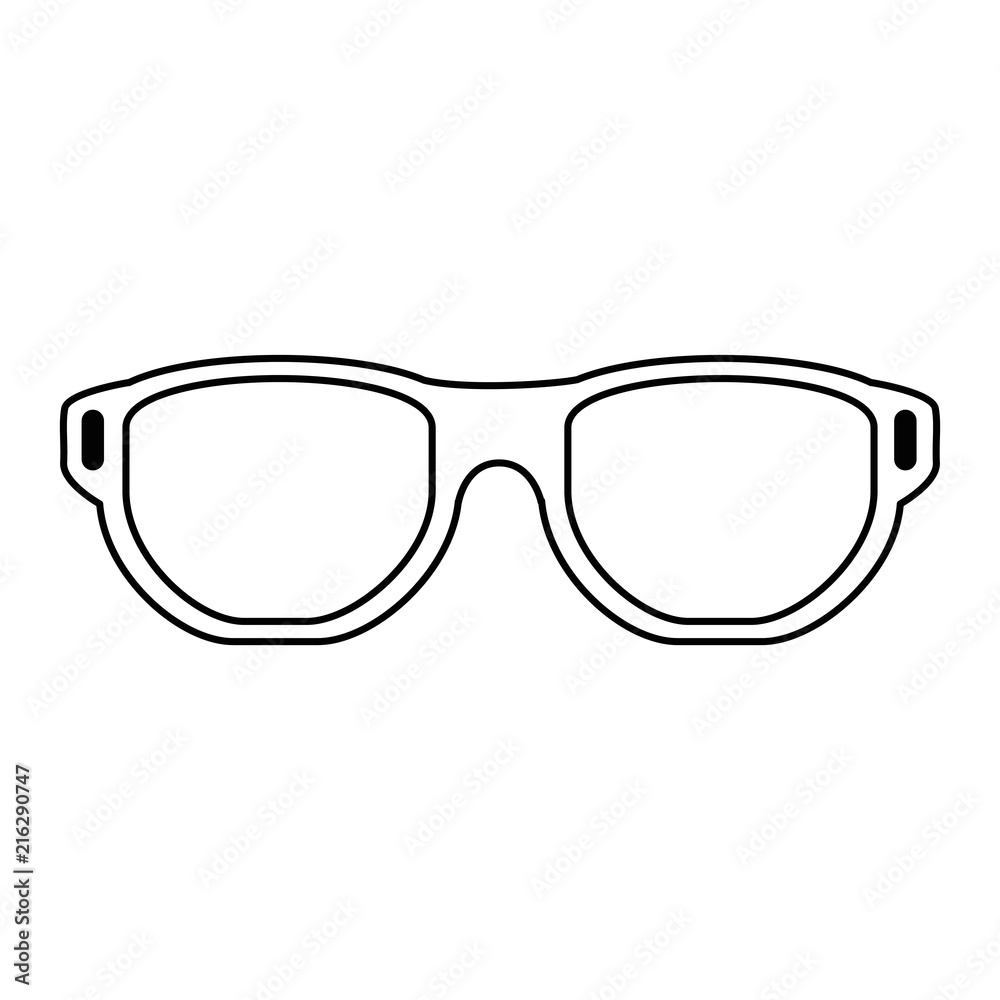 eye glasses isolated icon eye glasses isolated icon
