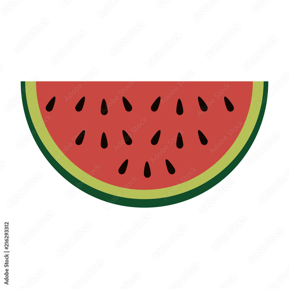 watermelon sliced fruit icon vector illustration design watermelon sliced fruit icon vector illustration design