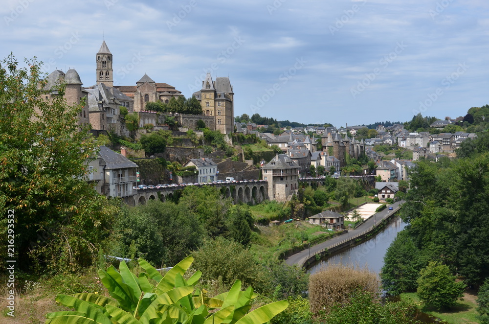 Uzerche, cité médiévale, Corrèze, France