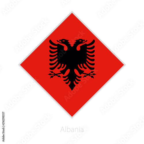 Flag of Albania participant of the Europe football competition.