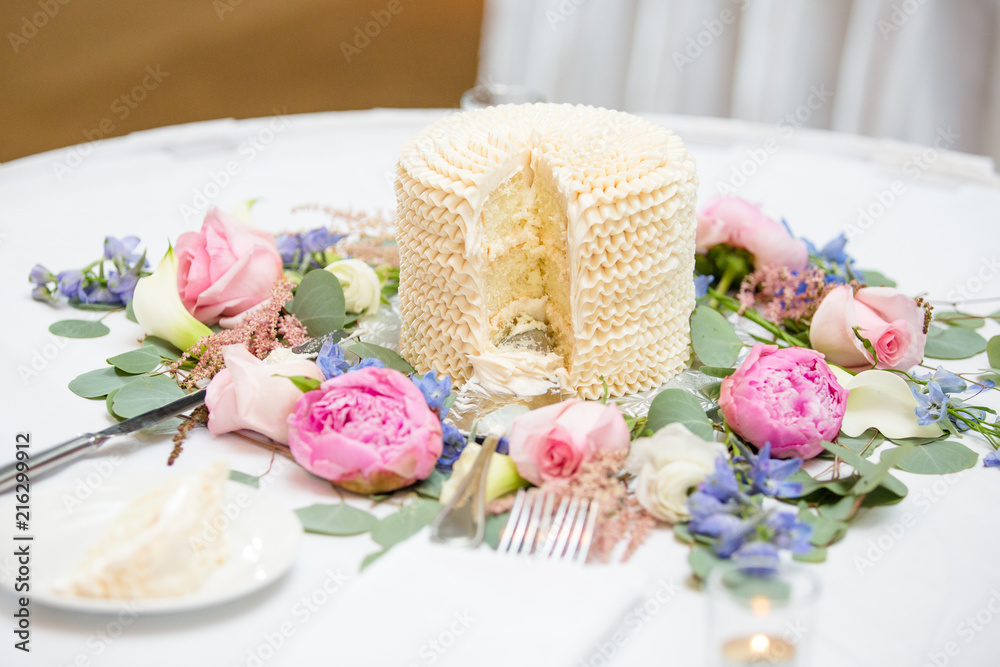 Cut Wedding Cake