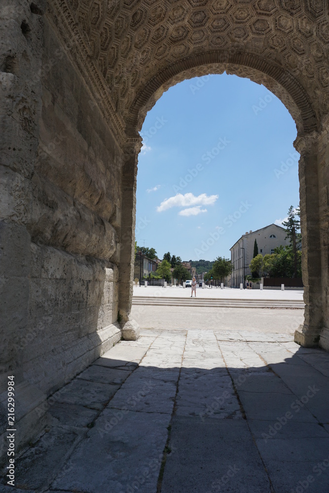 Arc de Triomphe, Orange, Provence - detail 4